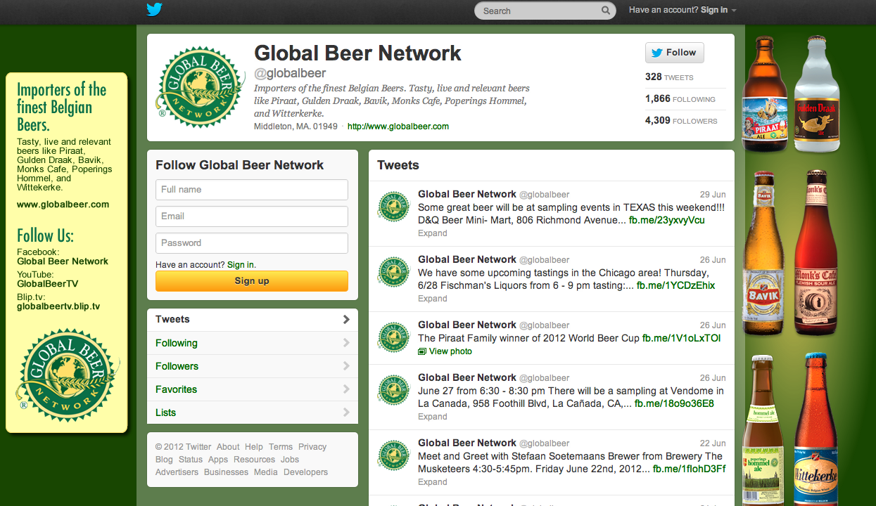 Global Beer Network’s Digital Footprint