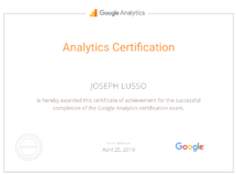 Google Analytics Certification